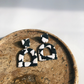 Black & White Arch Earrings